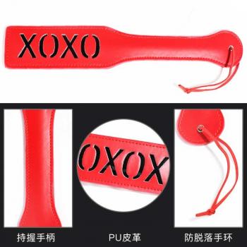 字母皮革情趣手拍 触感舒适 细腻光滑